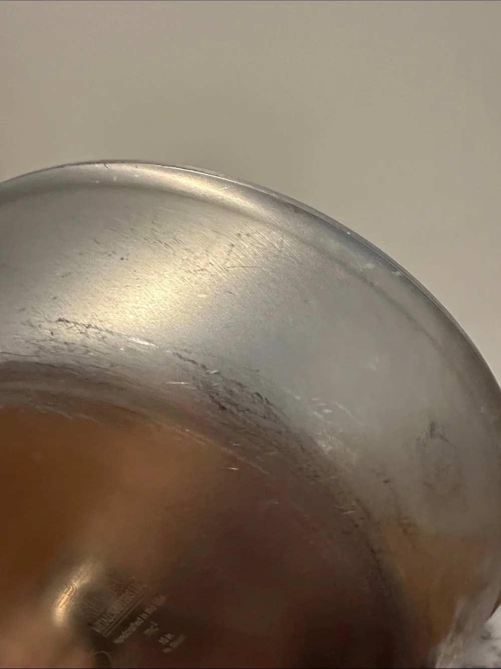 All Clad brushed Stainless Steel Frying Pan 10.5” long handle